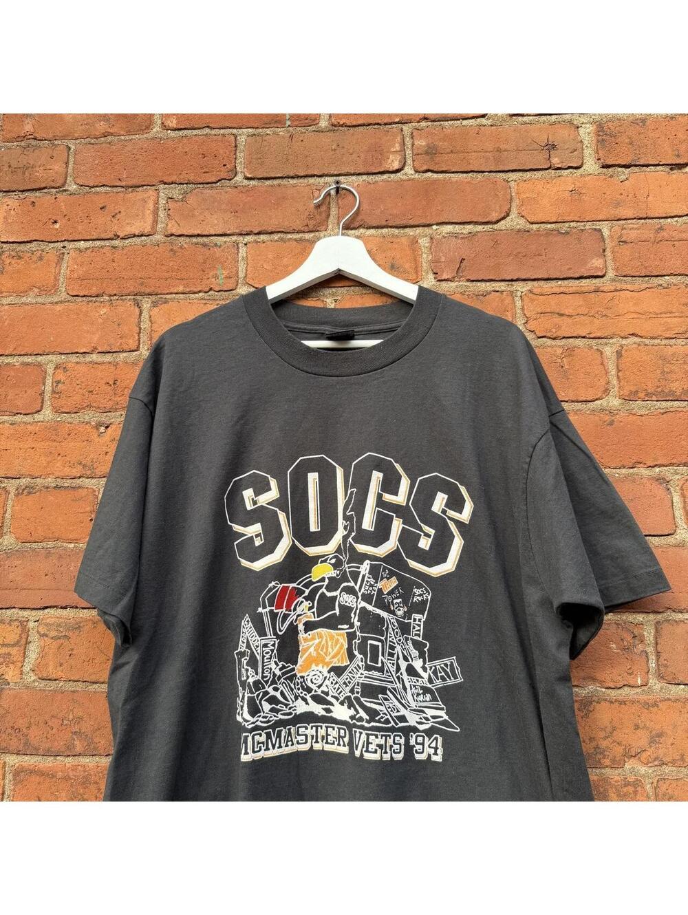 vintage SOCS mcmaster university sucks to be you t shirt XL
